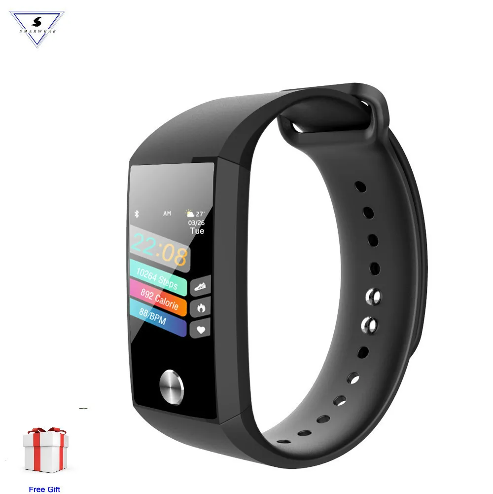 

Smart Bracelet S28 Heart Rate Health Waterproof Bluetooth Blood Pressure Smart Watch Phone Applicable for Apple Samsung