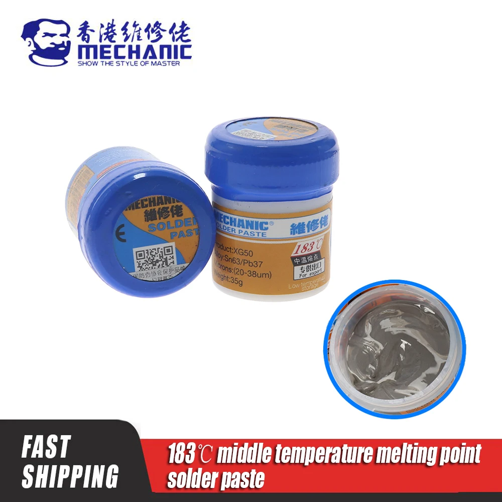 Mechanic Soldering Paste Flux Xg50 Xgz40 Solder Tin Sn63/pb67 For