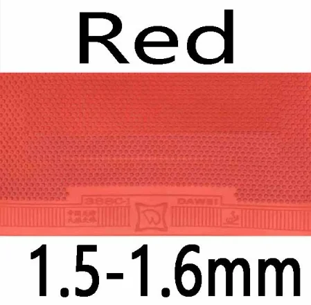 Red 1.5-1.6mm Dawei 388C-1 388C 1 средний pips-out Настольный теннис pingpong Резина с губкой - Цвет: Red 1.5-1.6mm