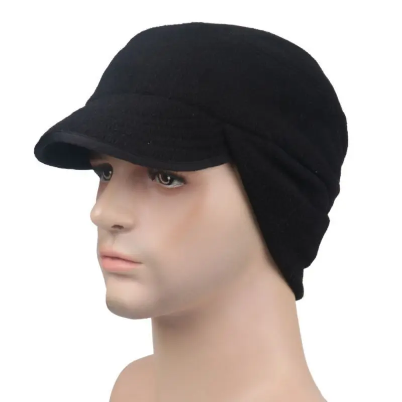 

Autumn Winter Men Women Outdoor Fleece Hats Ear Protection Cap Windproof Warm Hats For Ski Climbing Camping ear protection warm