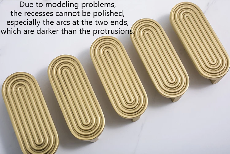 DIY latão sólido móveis alças, maçanetas, alças