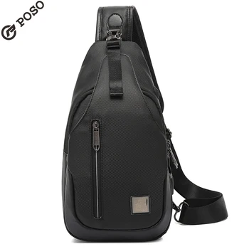 

2019 Hot Sale Mini Backpack College Students Euramerican Bag Polyester Casual Breast Bag Multi-functional Waterproof Male Bag