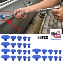 

Car Paintless Dent Repair Tools Car Dent Repair Puller Kit Tabs Removal Tool Universal Hail Pit Sagging Repair Kit for Vehicle