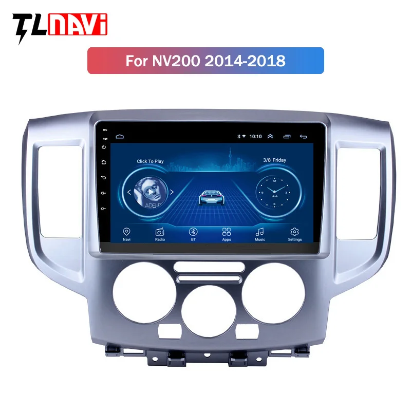 

9 Inch IPS 2.5D Android 8.1 Head Unit Car Radio Stereo WiFi GPS Multimedia Player For NISSAN NV200 2009 2010 2011 2012-2016