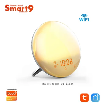 

Smart9 Wifi Smart Wake Up Light, 7Colors Light New Support Bracket, Smart Life APP Remote Control, Powered by TuYa Smart Home