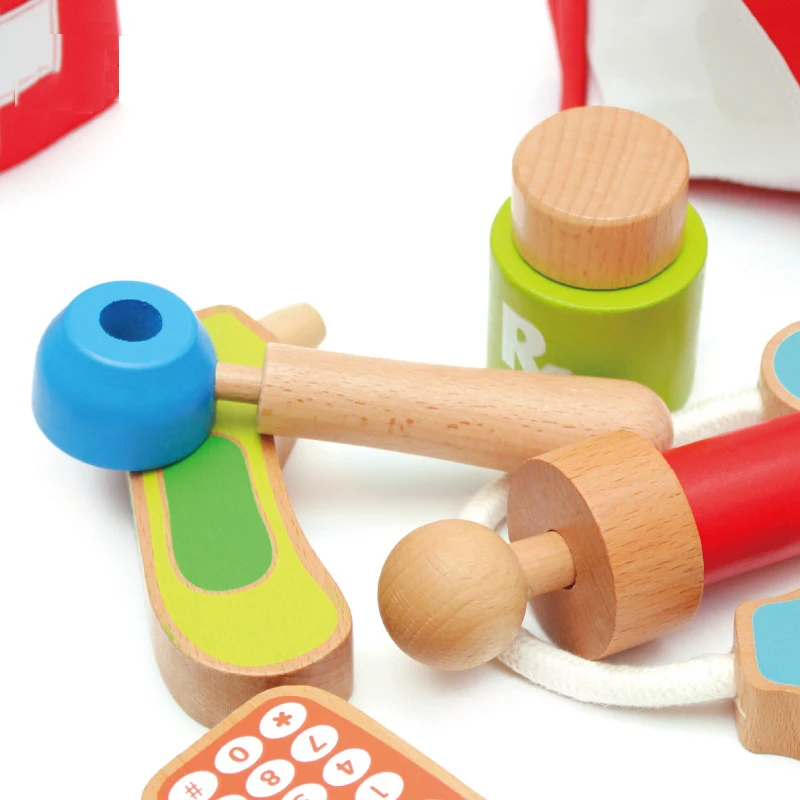 Детская игрушка «Доктор» набор деревянная семья для врача для Медсестры Медицинский набор игрушка ролевые игры больница моделирование медицина Аксессуары Детская игрушка