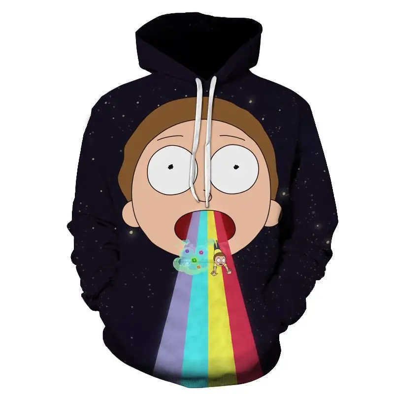 Rick and Morty Hot Wilderness Series Anime Hoodie 3D Print Sweatshirt Cool man Hoodie