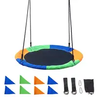 100cm Outdoor Children's Swing 900D Oxford Cloth Round Tree Swing Butterfly Swing Outdoor Toy 1