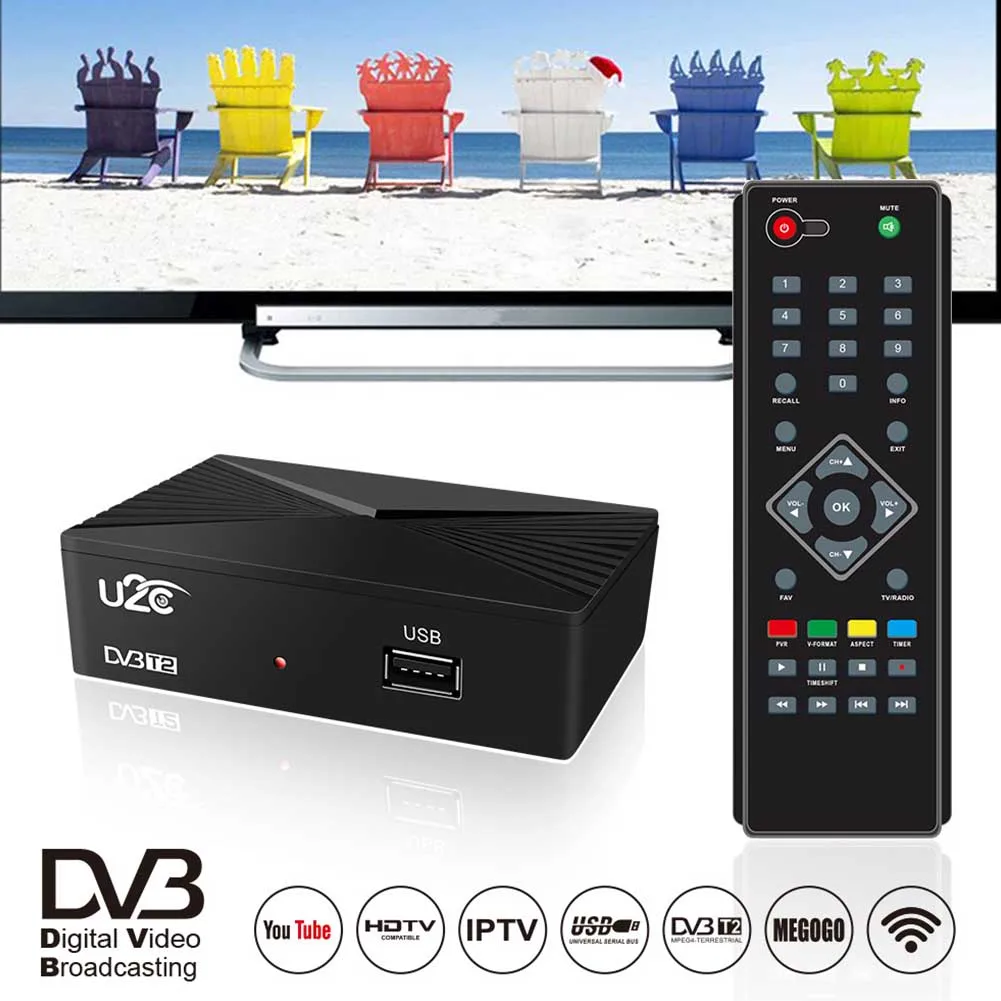 DVB C wifi ABS чувствительный ТВ приёмник HDMI Smart Digital PVR функция USB порт 1080P домашний наземный сигнал HD tv двухъядерный