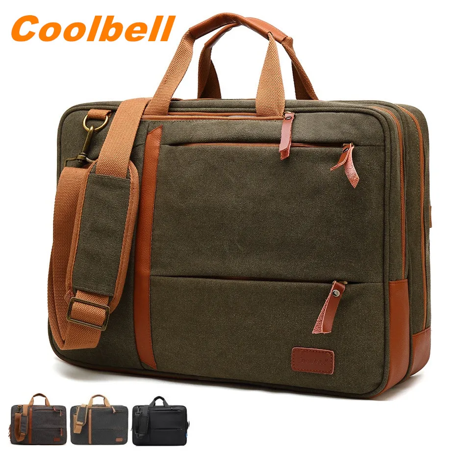 Coolbell-brand Laptop Bolsa para Homens e Mulheres 17 17.3 Bolsa Messenger Packsack Shoulder Case para Notobook Dropship
