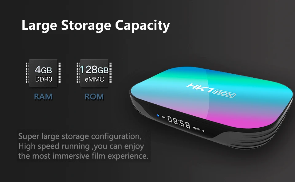 10 шт HK1 коробка Smart tv BOX Android 9,0 Amlogic S905X3 четырехъядерный 2,4G& 5,0G WIIF BT4.0 1000M телеприставка