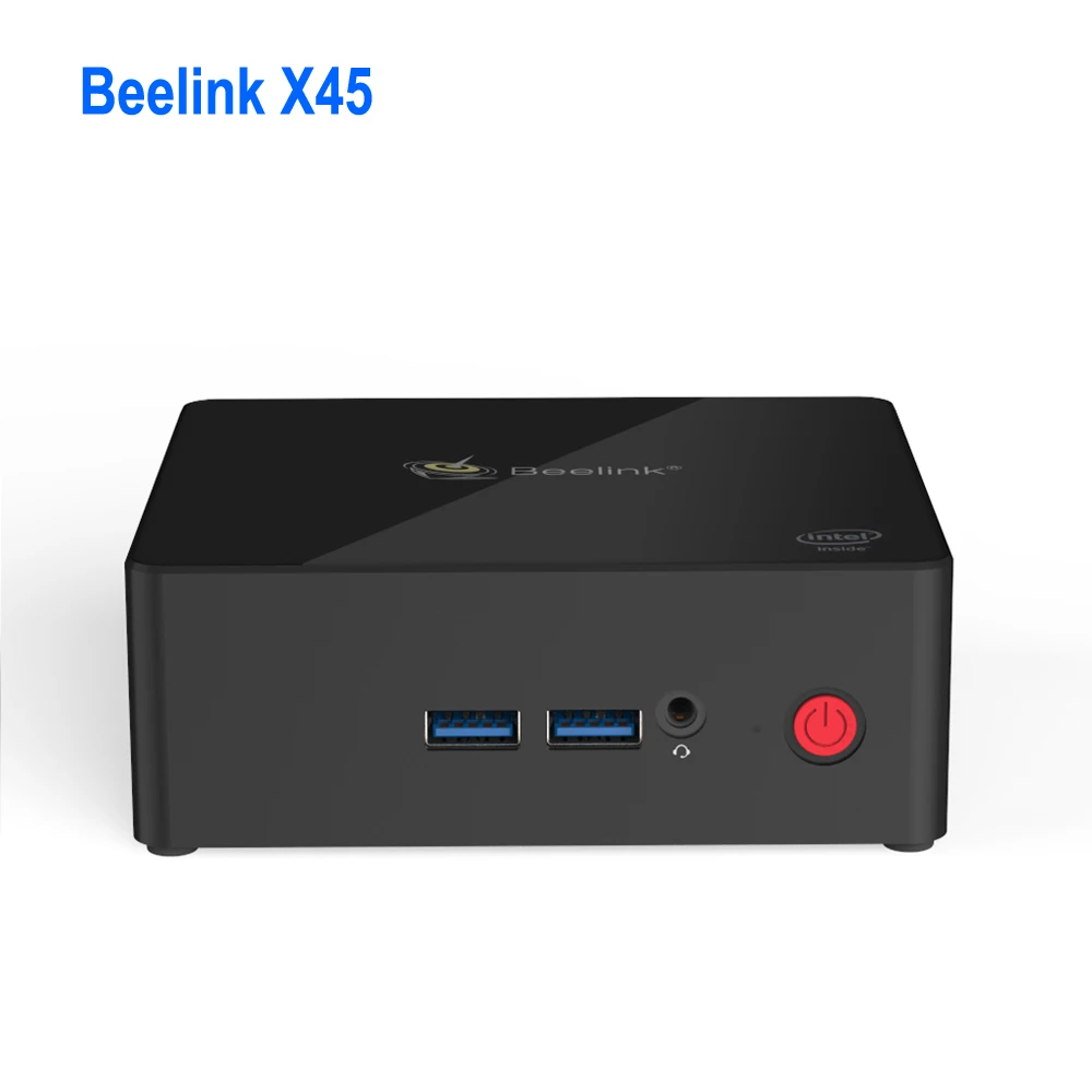 Gemini X45 Мини ПК J4105 Win10 8 ГБ ОЗУ 256/512 ГБ mSATA SSD dual HDMI 4K 60 Гц USB 3,0 1000 Мбит/с wifi BT NUC Windows Linux HTPC