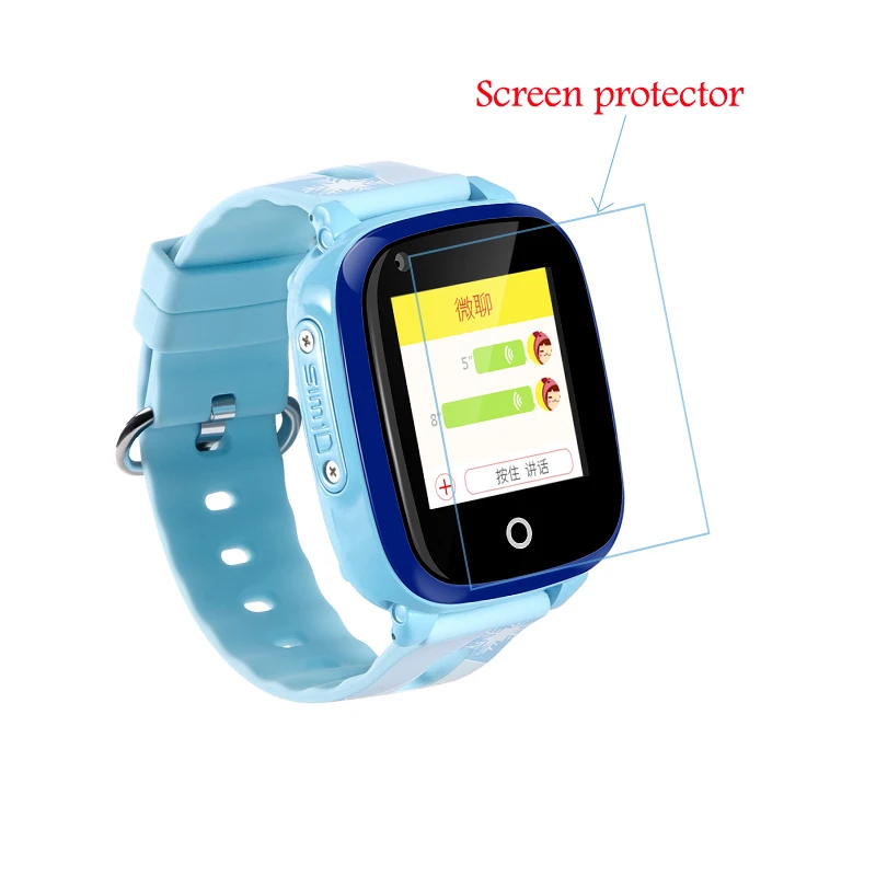 

5 Pcs Screen Protector for Kids Smartwatch DF33 HD Explosion-proof Screen Protect films Replace Protector Baby Watch Smart