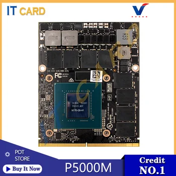 شراءكوادرو P5000M P5000 GDDR5 16GB بطائق جرافيك الفيديو N17E-Q5-A1 مع X-قوس ل HP ZBook 17 G4 ديل M7710 M7720 فوجيتسو H970