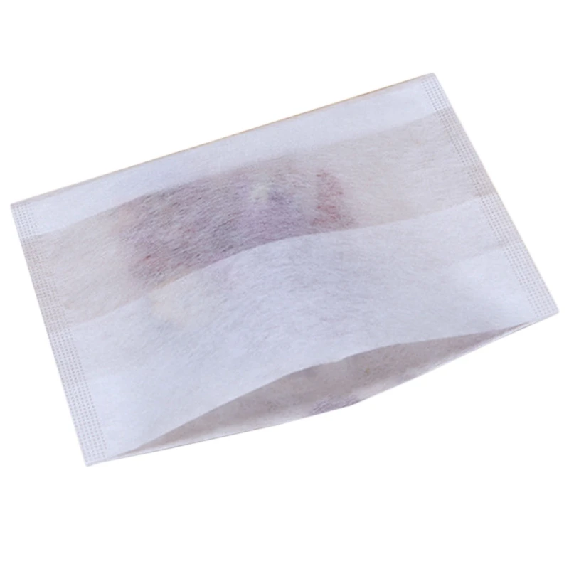 500Pcs / Environmentally Friendly Natural Corn Fiber Folding Tea Bag Biodegradable Tea Filter Herbal Tea Filter Bag 7 X 10Cm