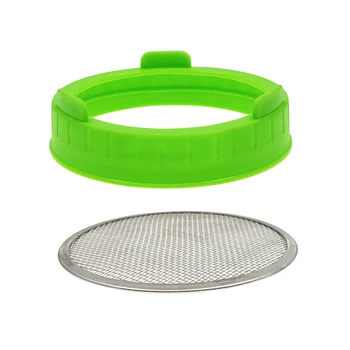 

Seed Sprouting Lids Covers Filters with Mesh Seed Germination Cover Cap Strainer Lids for Wide Mouth Mason Jars Canning Jars