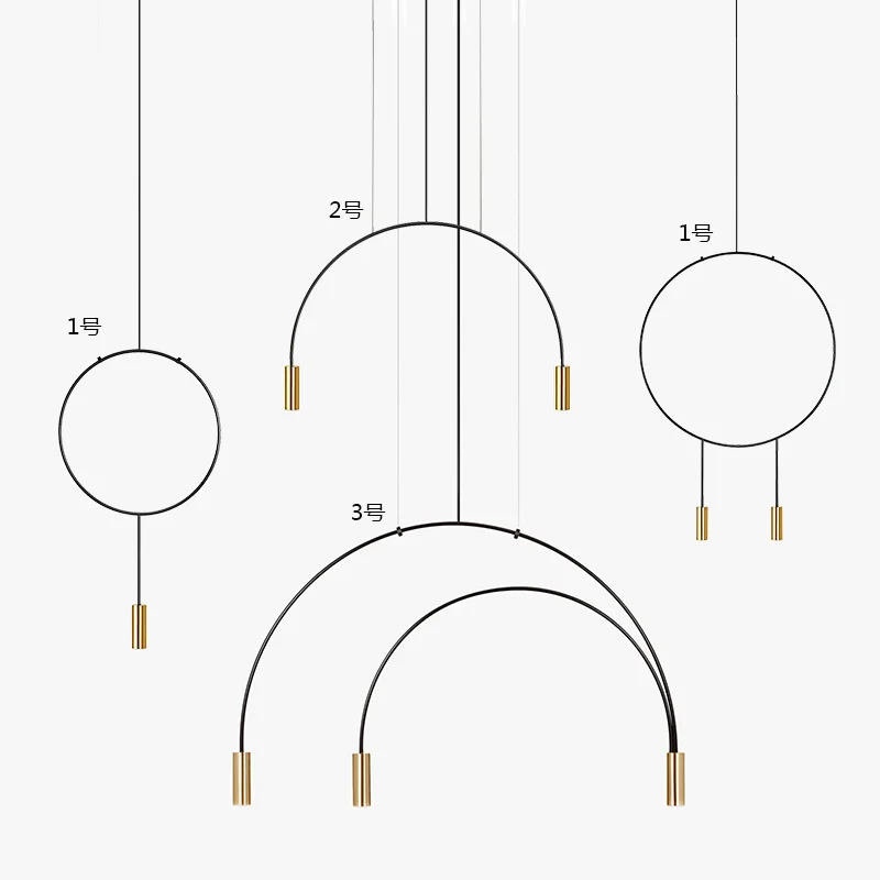 

Modern Led Vertigo Light Hanging deco chambre