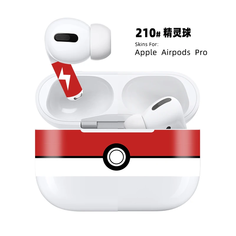 210 Бумажная Пылезащитная наклейка для Apple AirPods Pro Чехол Пылезащитная наклейка защита кожи для Air Pods 3 Аксессуары - Цвет: 210