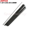 20PCS 1MM 1.5MM 2MM 3MM (0.5 meter) solid Carbon Fiber Rod Reinforcement Rod high strength light weight for DIY RC Airplane ► Photo 1/6