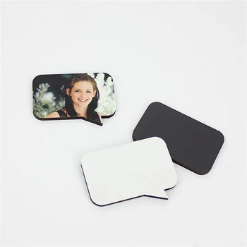 

Sublimation Wooden Custom Refrigerator Magnet Hot Transfer Printing Blank MDF Fridge Magnets DIY Home Decor