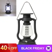 Солнечная панель светодиодный светильник для кемпинга Ручной Динамо водонепроницаемый подвесной светильник для палатки портативный фонарь для наружного туризма аварийная лампа