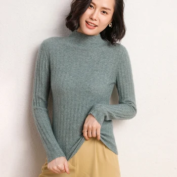 

Helovi 100% cashmere pullovers Winter Sweater Women Cashmere Knitted Women Sweaters And Pullovers Female Jumper Tops