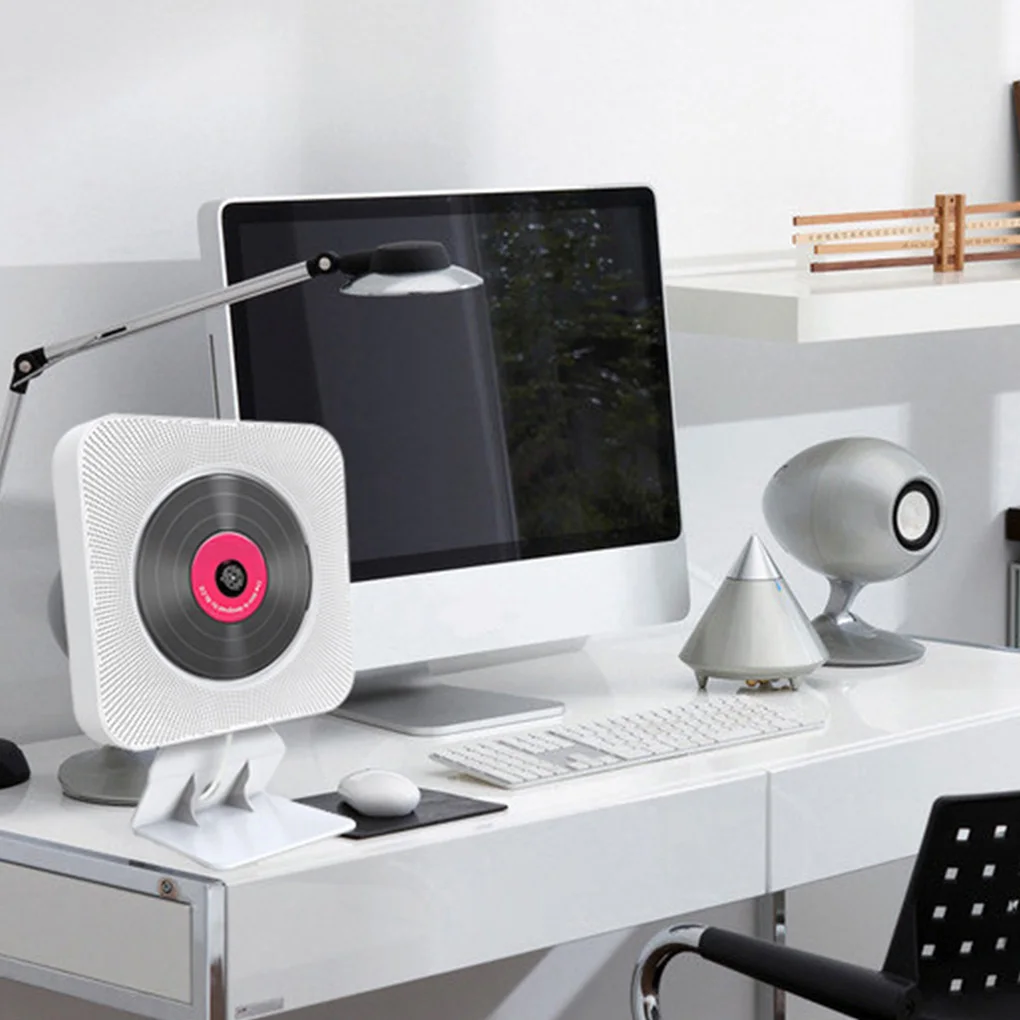 Bluetooth 4.2 Wall Mounted CD Player with Remote