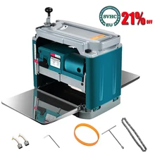 Plaina de madeira multifuncional, única face, alta potência, elétrica, aplainadora de madeira, 220 230v, 1850w, 8500r/min