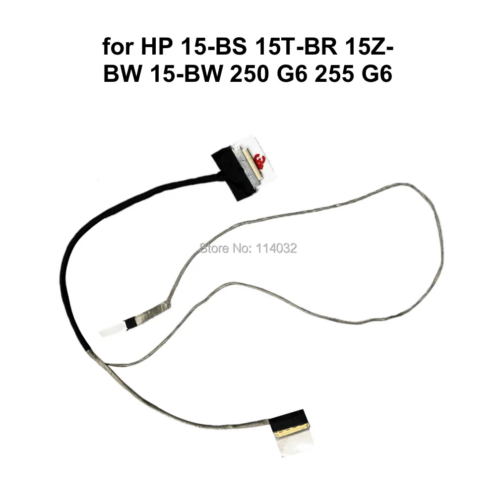 

Computer LVDS Cables for HP 15-BS 15-BW 15T-BR 15Z-BW 15-BW 250 255 G6 DC02002WZ00 CBL50 924930-001 LCD Screen Video Cable 30pin