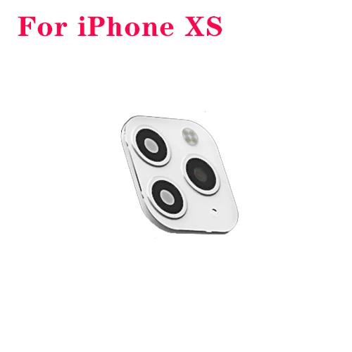 S For iPhone XS Orsda металлический объектив для камеры, сменный за секунды для iPhone 11 Pro, кольцо для объектива, накладка на камеру iphone x,наклейка для iPhone X XS MAX, задний объектив para celular - Цвет: S For iPhone XS