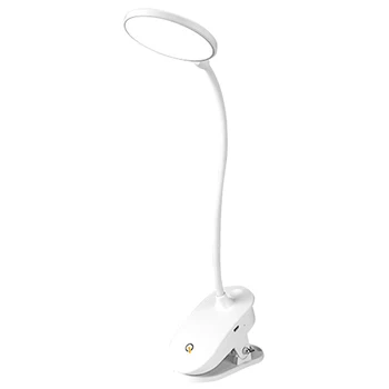 

Home With Clamp Reading Rechargeable LED Magnifier Desk Light Eyes Protection Nail Art Modern Simple Office Dormitory Table Lamp