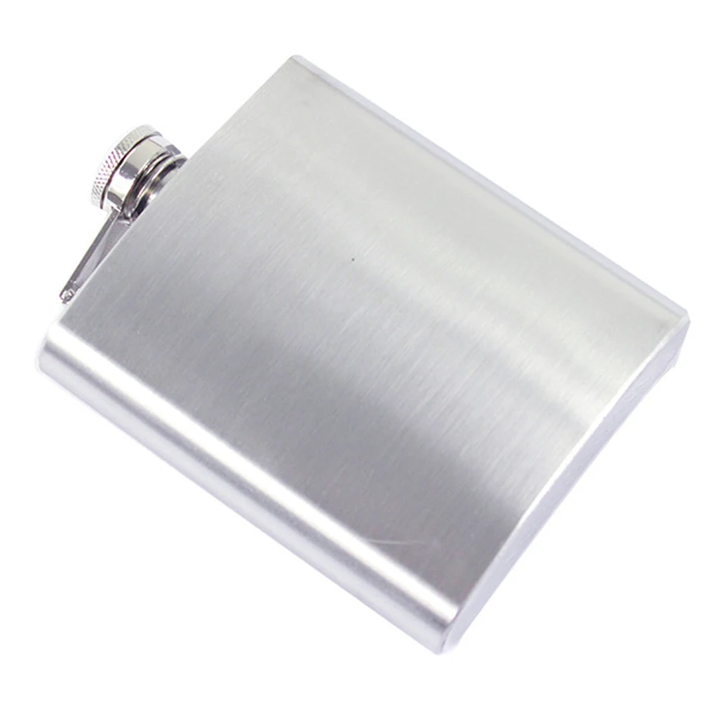 Outdoor Durable Portable Compact Pocket 7oz/198ml Stainless Steel Hip Flask