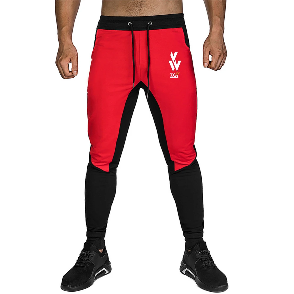 Новинка, весенне-осенние мужские штаны для фитнеса, хлопковые дизайнерские спортивные штаны для бега, профессиональный спортивный костюм для бега, брюки - Цвет: 3