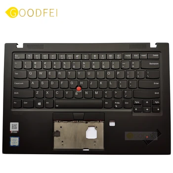 

Genuine For Lenovo ThinkPad X1 Carbon 7th Gen 2019 Palmrest Upper Case Top C Cover WALN Version + US Keyboard AM1A1000100