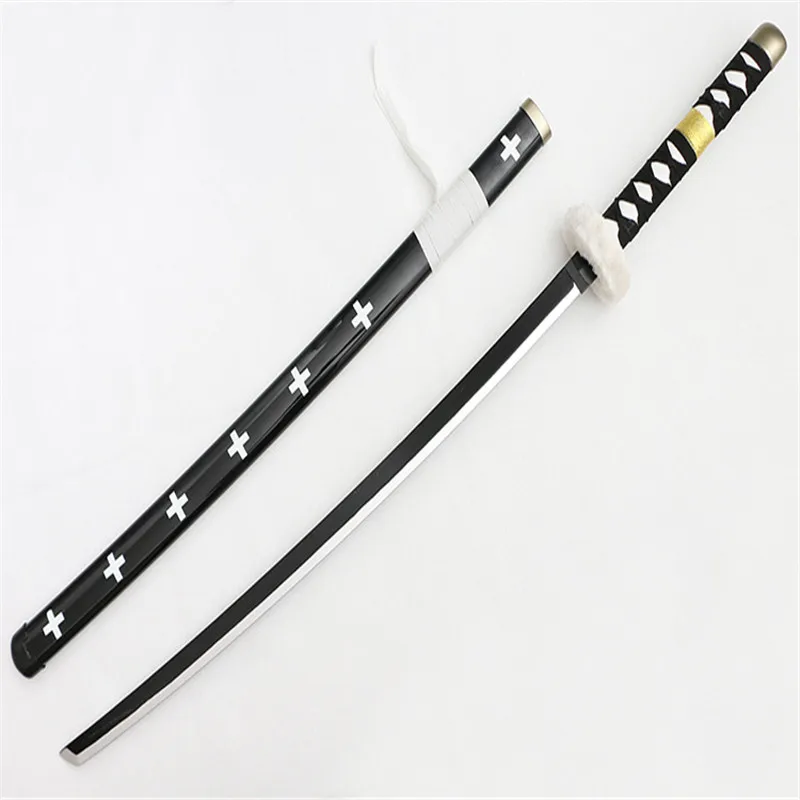 Neuestes Cosplay Trafalgar Law Lila Katana-Schwert Rollenspiel Trafalgar D Water Law 104cm Holzmodell – Detail 7