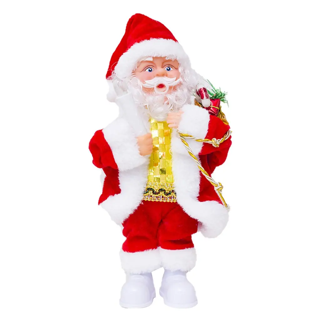 Креативная электрическая игрушка Санта-Клаус, Рождественская Поющая игрушка для танцев, музыкальная игрушка для детей, рождественский подарок