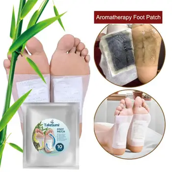 

10pcs/bag Aromatherapy Foot Patch Remove Dampness And Foot Odor To Relieve Anxiety Foot Care Promote Sleep Health Tool