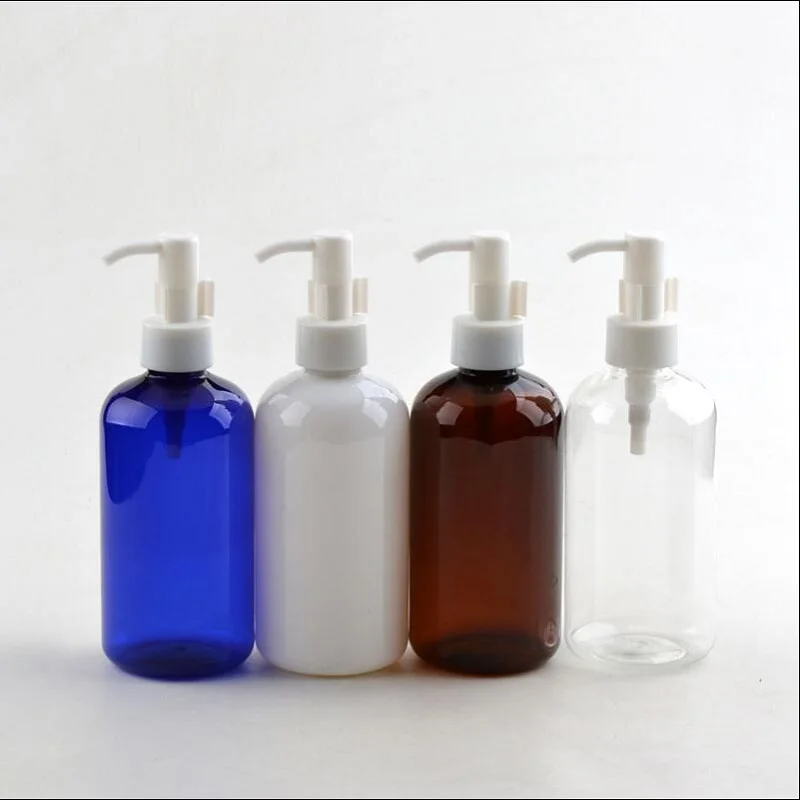 

20Pcs 250ml Empty Plastic Bottle With Bayonet Pump Shampoo Dispenser Container Pump Bottles