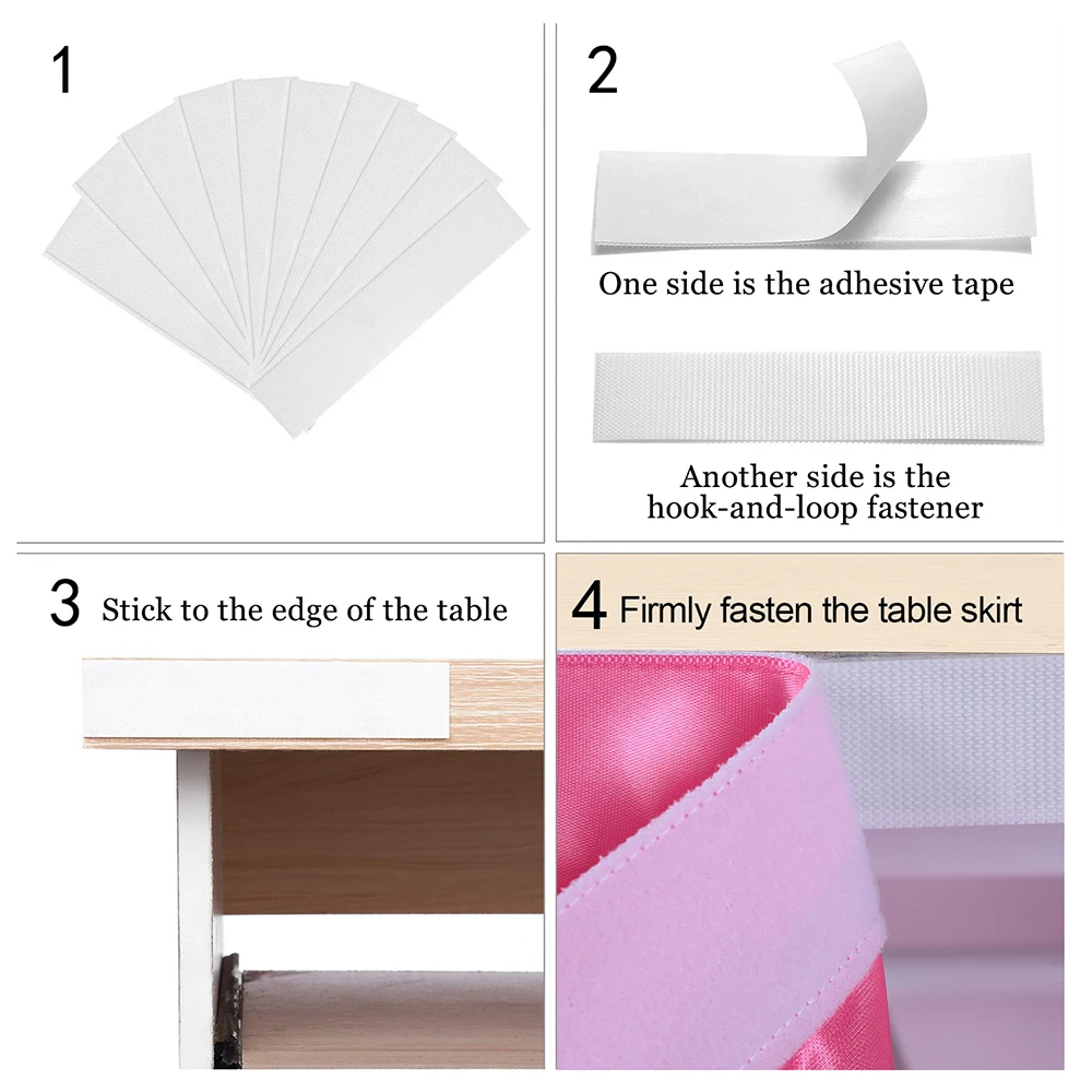 Many Tulle Tutu Table Skirt Tulle Tableware for Wedding Decoration Baby Shower Party Wedding Table Skirting Home Textile