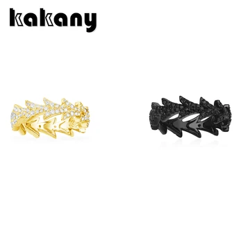 

Kakany 2020 Fashion New High Quality Monaco Black Zirconia Dragon Tail Ring Romantic Gift for Girlfriends Girlfriend Jewellery