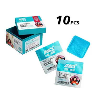 

Box of 10 tablets Chlorine Dioxide Sterilization Card Little Blue Sticker Protection Card