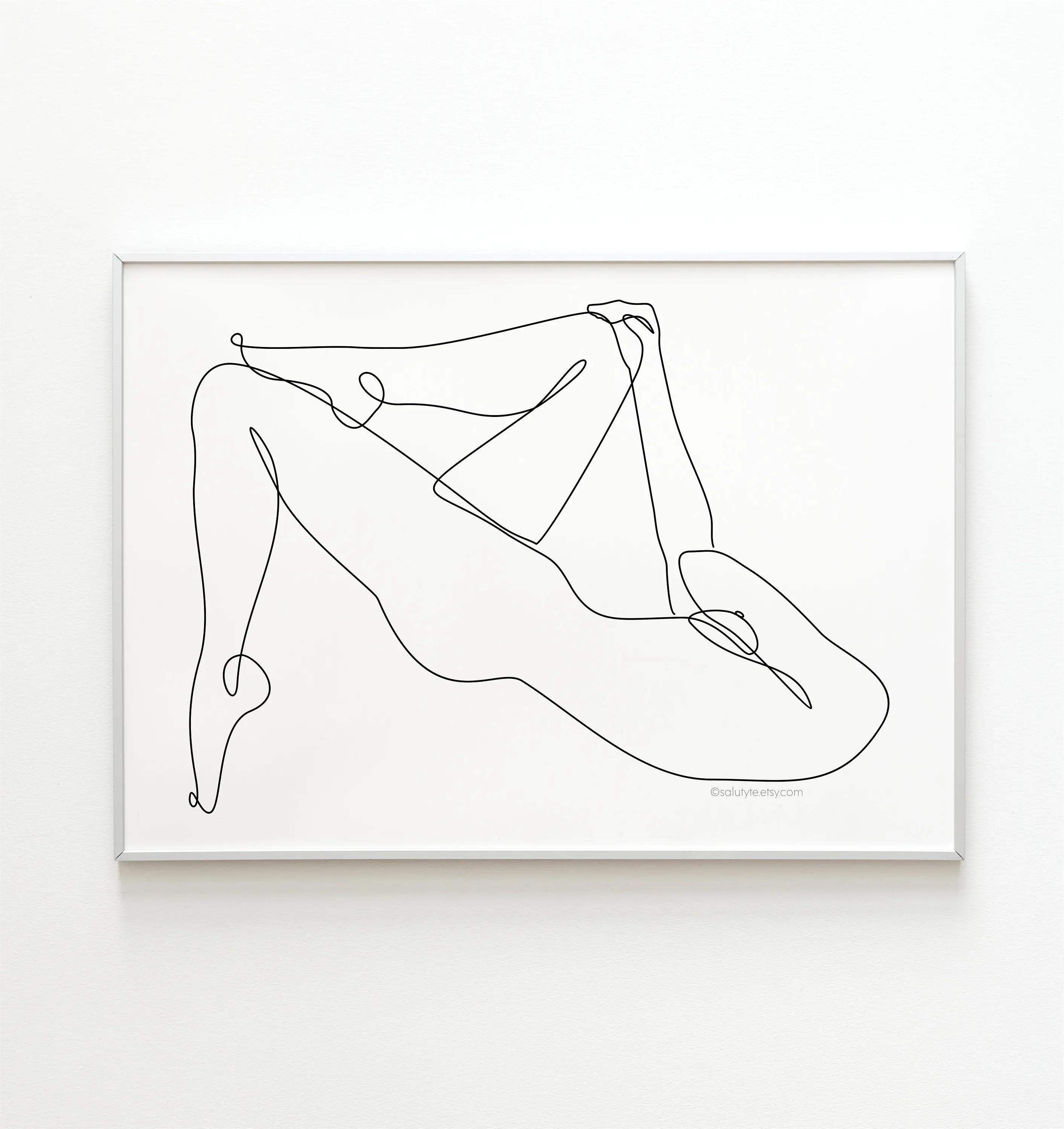 Nude Single Line Art Erotic One Line