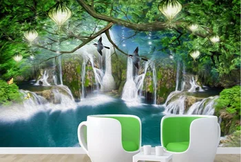 

CJSIR Custom Wallpaper Fantasy Forest Cartoon Children's Room Background Wall Home Decor Living Room Bedroom TV 3d Wallpaper