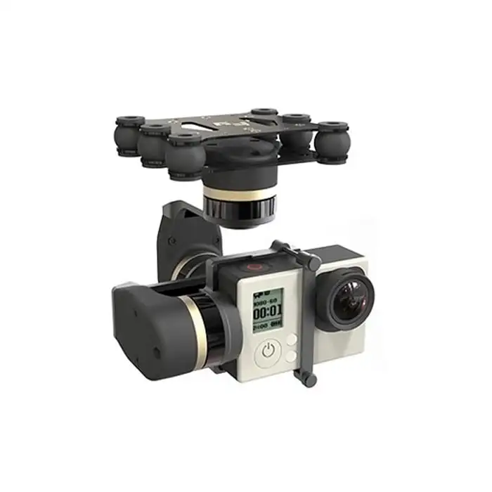 FeiyuTech FY-M3D мини 3D MiNi3D 3-Axis Air Gimbal с 360 градусов панорамирование для Gopro4 Gopro3+ Gopro3(черный