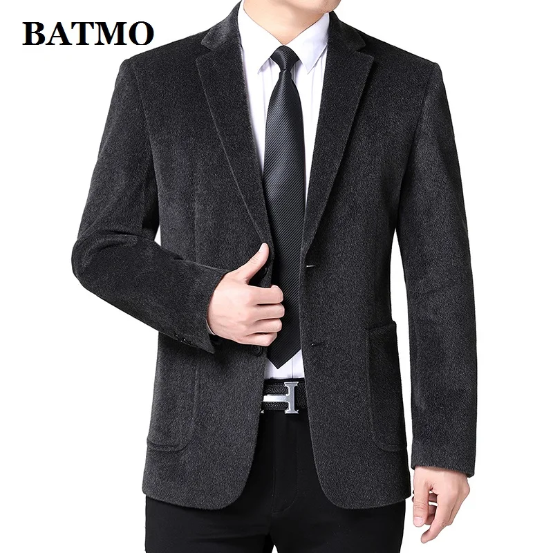

Batmo 2020 Новое поступление высококачественный повседневный мужской блейзер, мужские костюмы куртки, повседневные куртки мужские