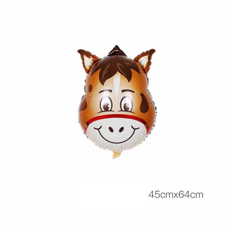 horse 2 шт. мини-шары из фольги для животных украшения для дня рождения Детские шарики для рыбки надувные игрушки Детские шарики для вечеринки - Цвет: horse