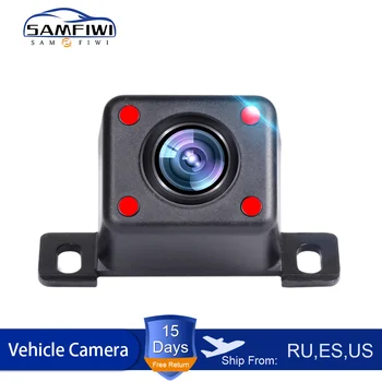 

Car reversing camera LED Infrared night vision rear view automatic parking monitoring 7090 chip CCD video backup camera