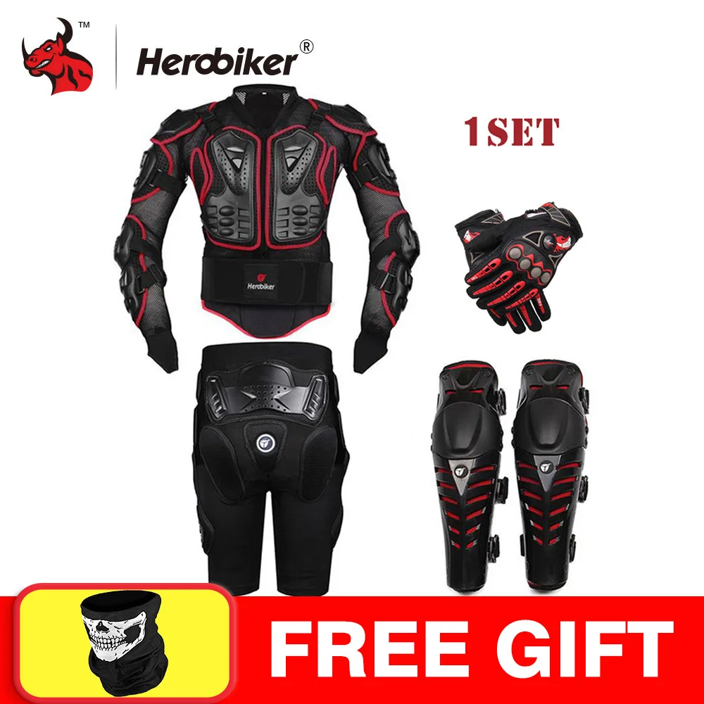 Защитная Броня HEROBIKER для мотокросса гоночного мотоцикла защитное снаряжение