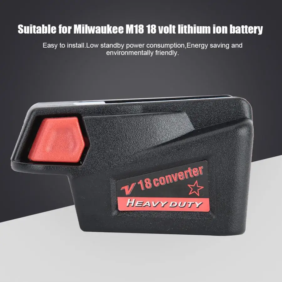 Для Milwaukee M18 18 вольт, литиевая ионная батарея для Milwaukee V18 батарея адаптер питания