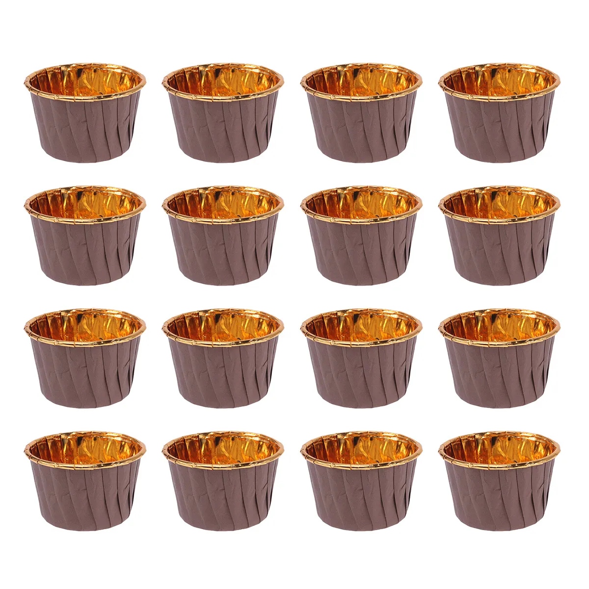 100pcs Disposable Curled Baking Cake Cups Heat-Resistant Paper Muffin Cupcake Paper Cups Baking Cupcake Wrappers Cake Wrapper